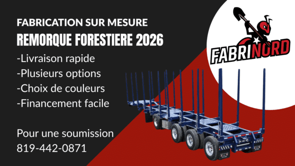 2025 FABRINORD REMORQUE À BILLOT